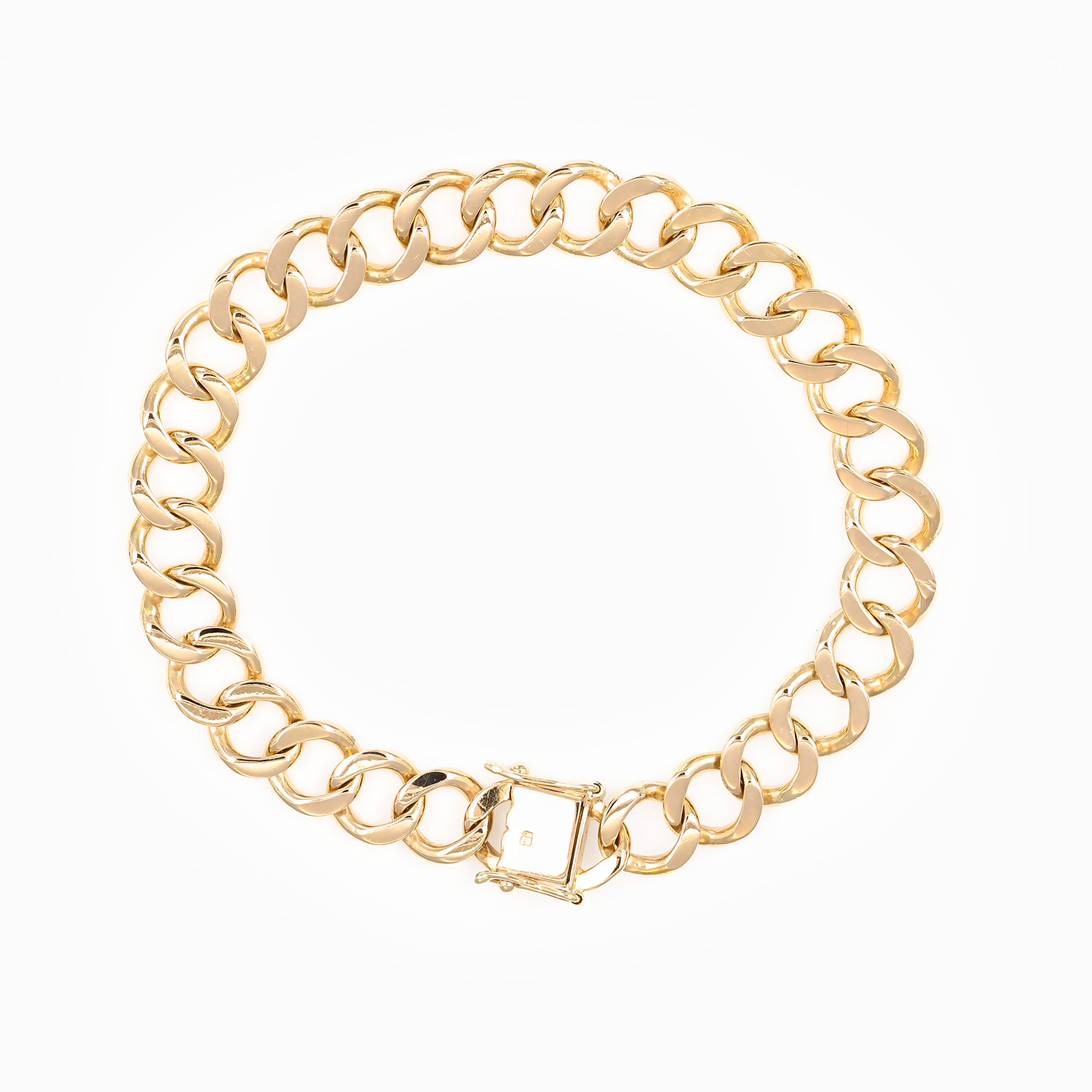 Retro Naples Chain Bracelet, 18k Gold