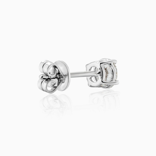 5mm Lab-Grown Diamond Stud Earrings, 14k White Gold