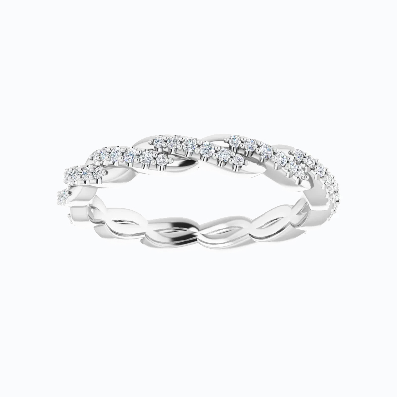 Diamond Modern Eternity Band Size, 14k Gold