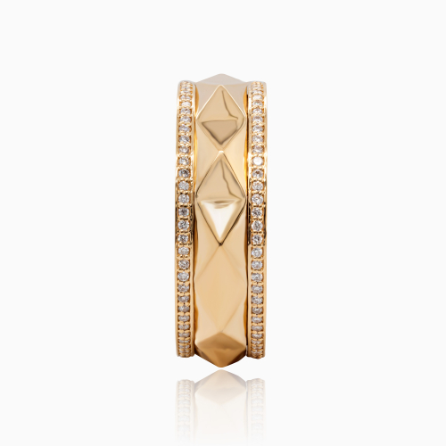The Rotunda Ring, 14k/18k Yellow Gold
