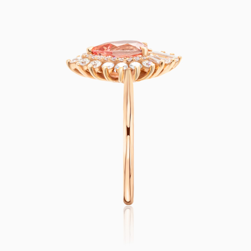 The Waltz Ring, Pink Sapphire , 18k Rose Gold