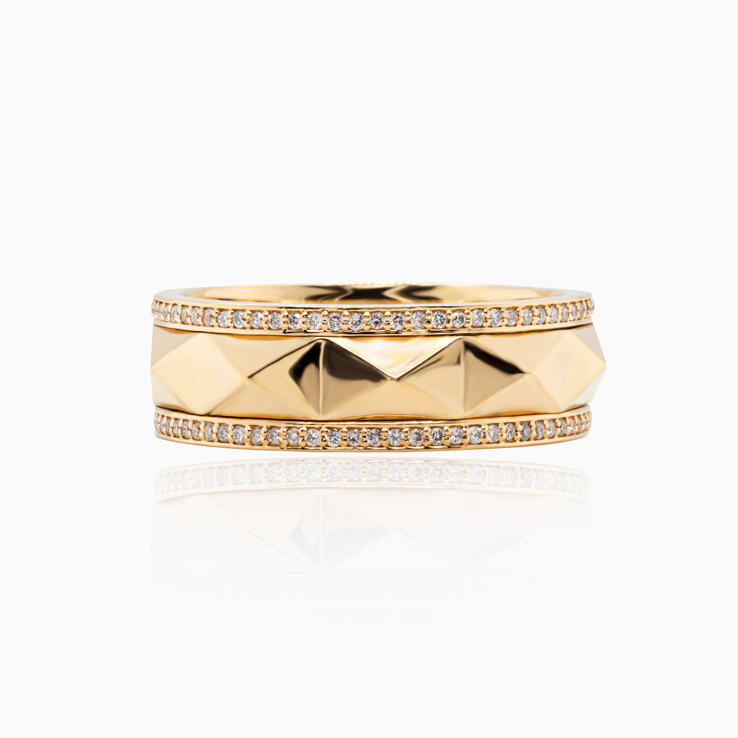The Rotunda Ring, 14k/18k Yellow Gold