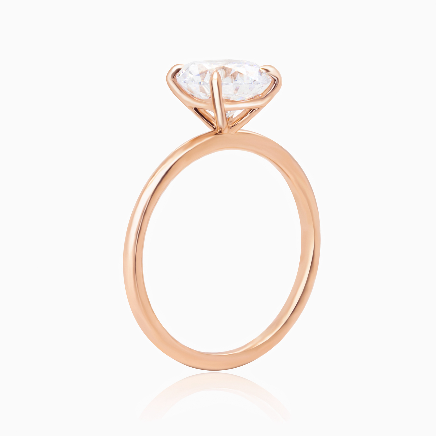 Dino Lonzano Solitaire Diamond Engagement Ring, Lab-Grown