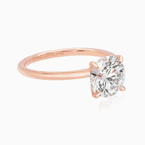 Dino Lonzano Solitaire Diamond Engagement Ring, Lab-Grown