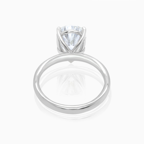Dino Lonzano Pear Diamond Solitaire Engagement Ring, 3-Carat, Lab-Grown