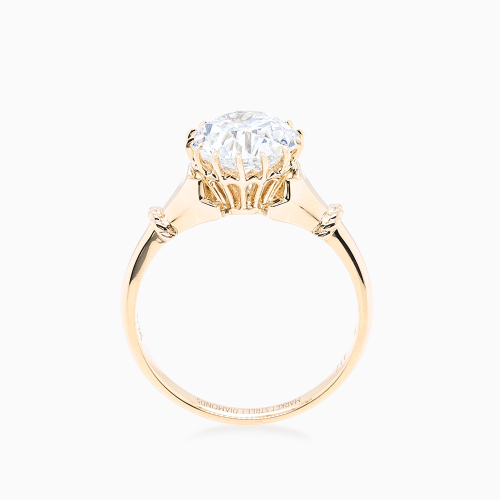 Old European-Cut Lab-Grown Diamond Solitaire Engagement Ring