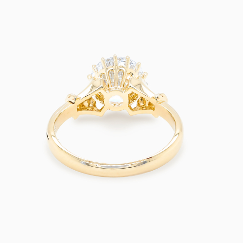 Old European-Cut Lab-Grown Diamond Solitaire Engagement Ring