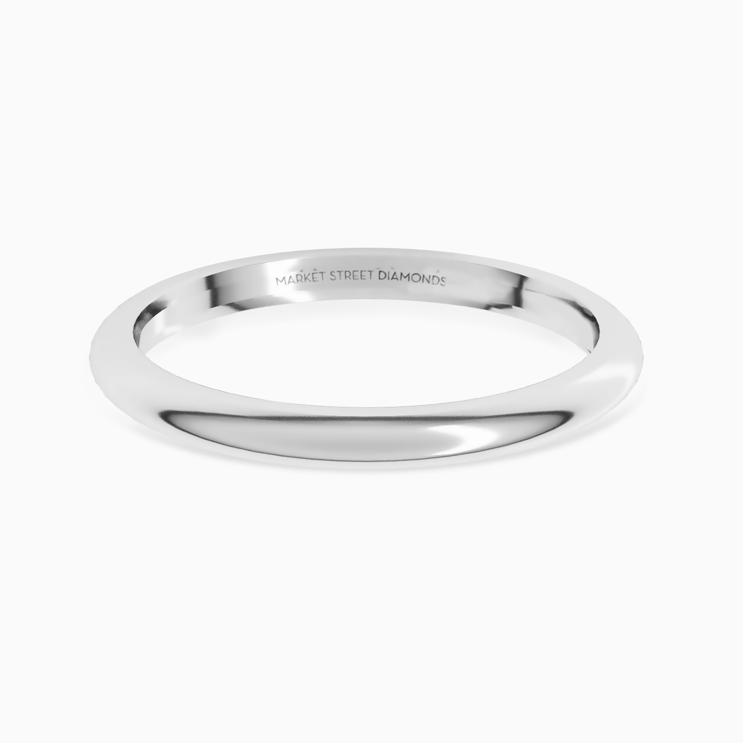 2mm Classic Comfort-Fit Wedding Band, 14k Gold