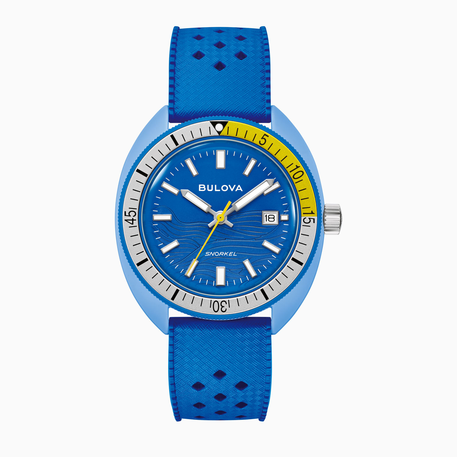 Bulova Snorkel - Blue Tang Fish Men's Watch