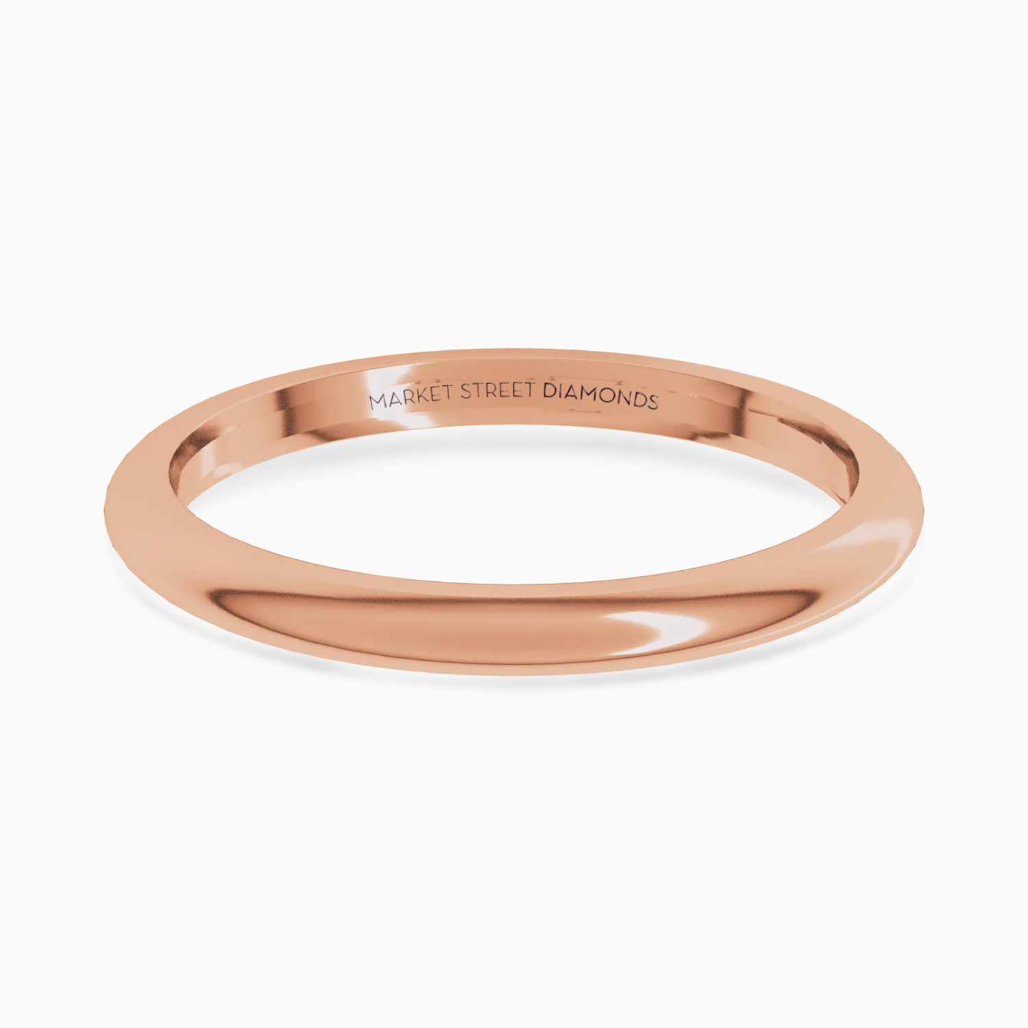 2mm Classic Comfort-Fit Wedding Band, 14k Gold