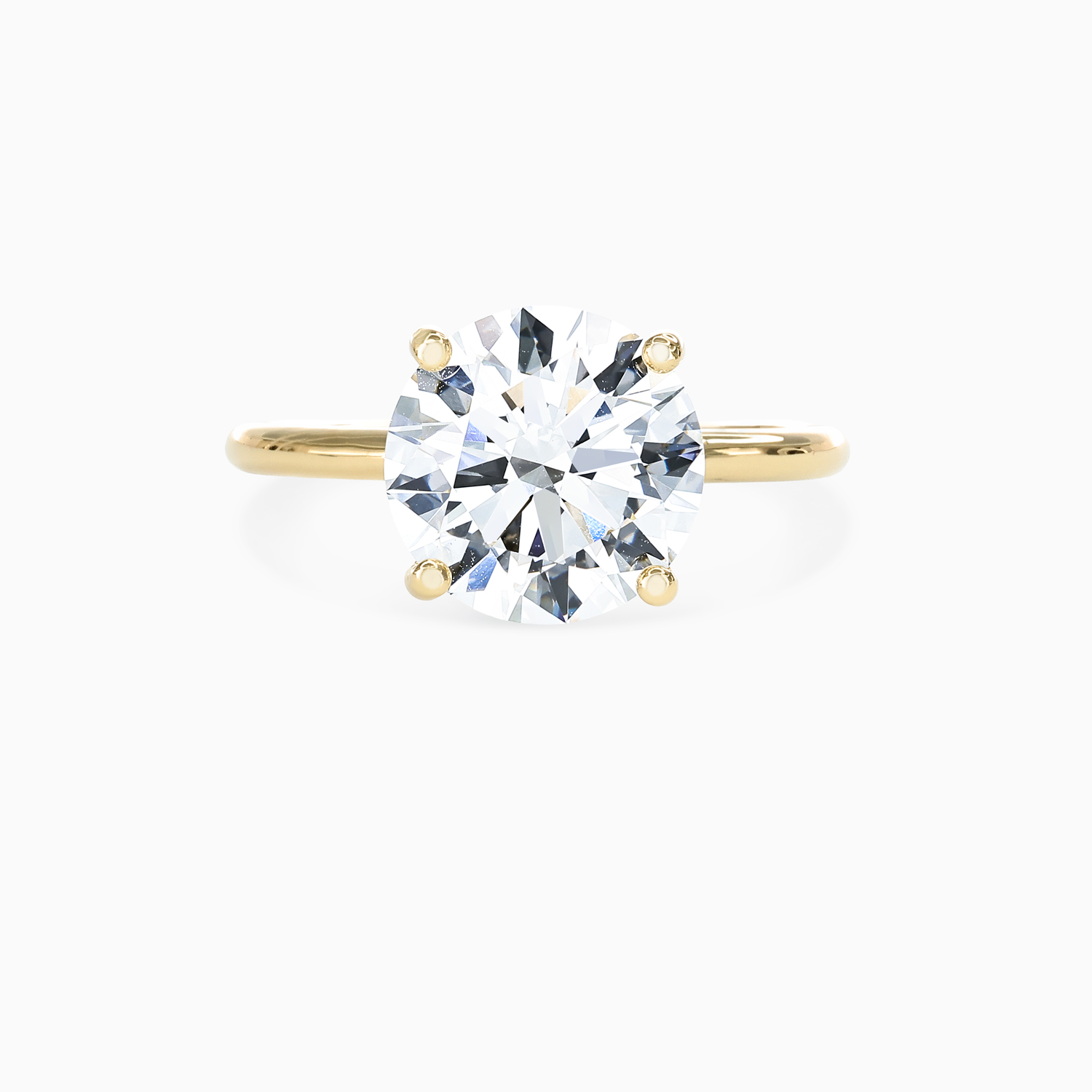 Dino Lonzano Solitaire Engagement Ring, 18k Gold