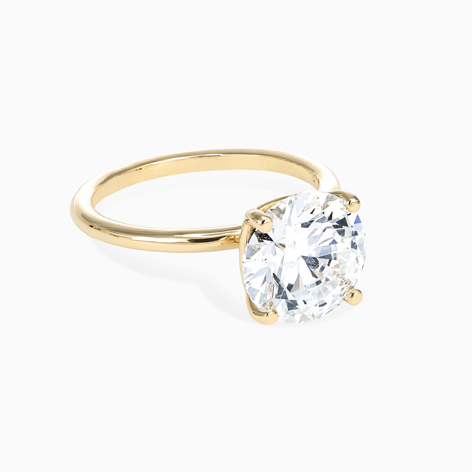 Dino Lonzano Solitaire Engagement Ring, 18k Gold