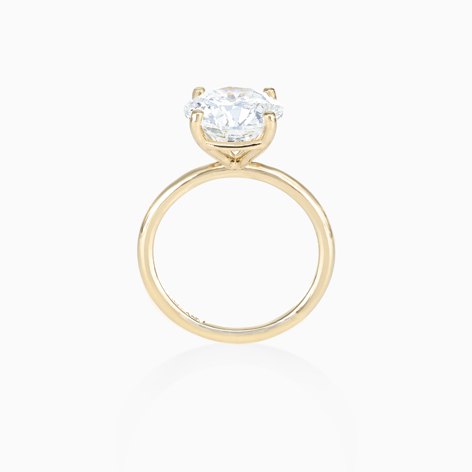Dino Lonzano Solitaire Engagement Ring, 18k Gold