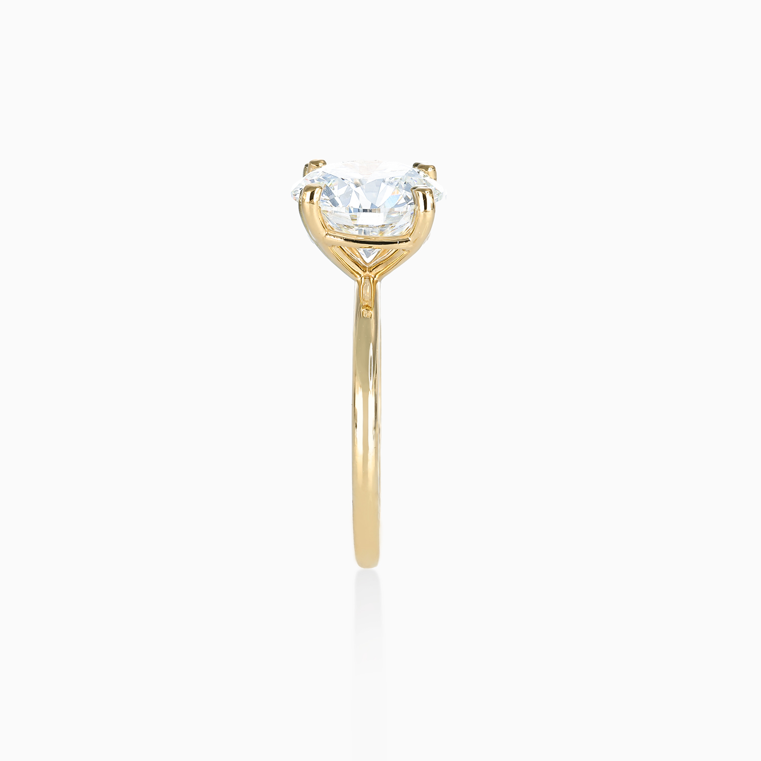 Dino Lonzano Solitaire Engagement Ring, 18k Gold