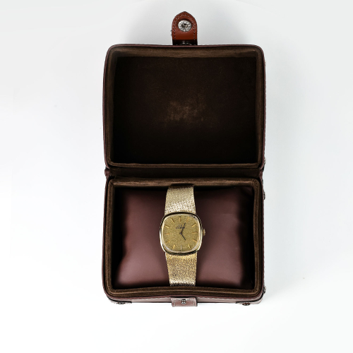 Vintage Omega Wrist Watch 14k Gold