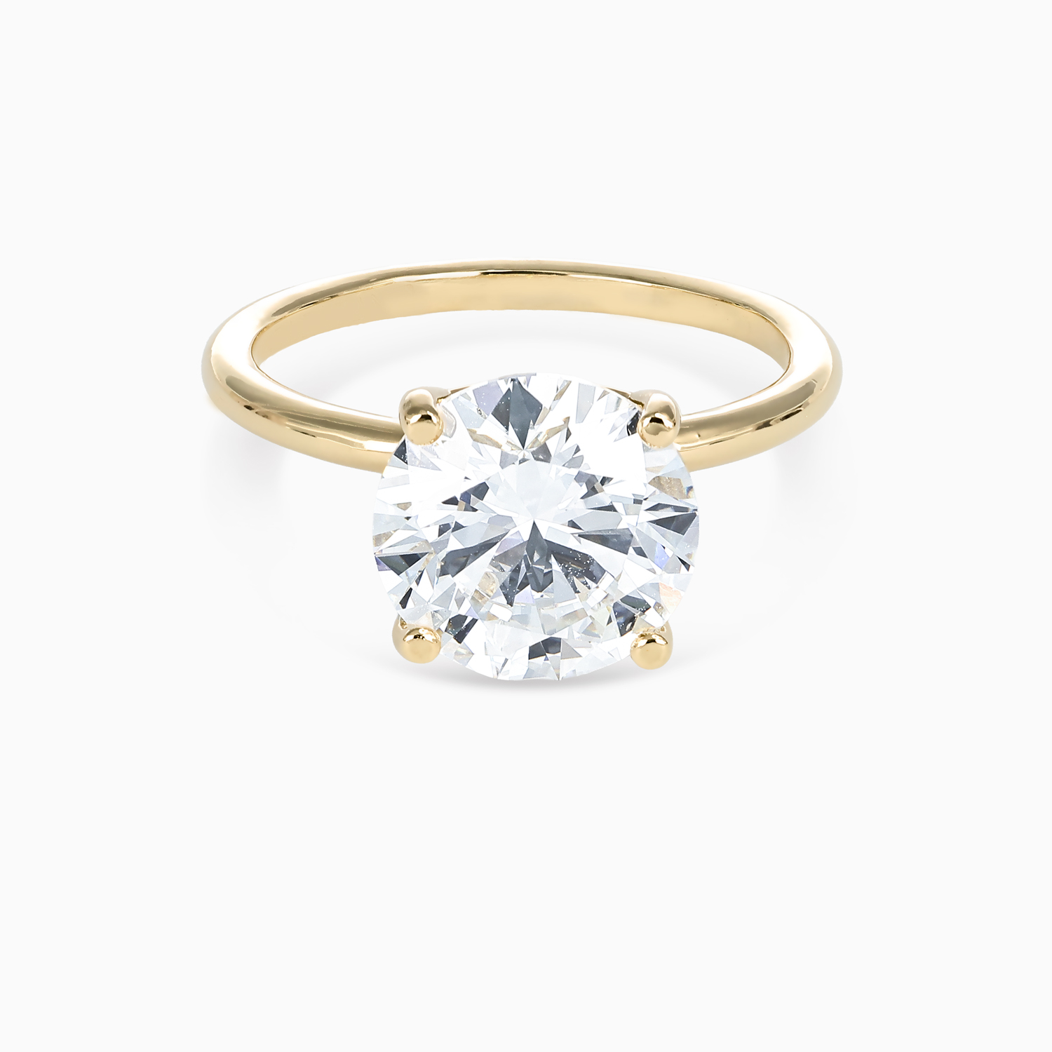 Dino Lonzano Solitaire Engagement Ring, 18k Gold
