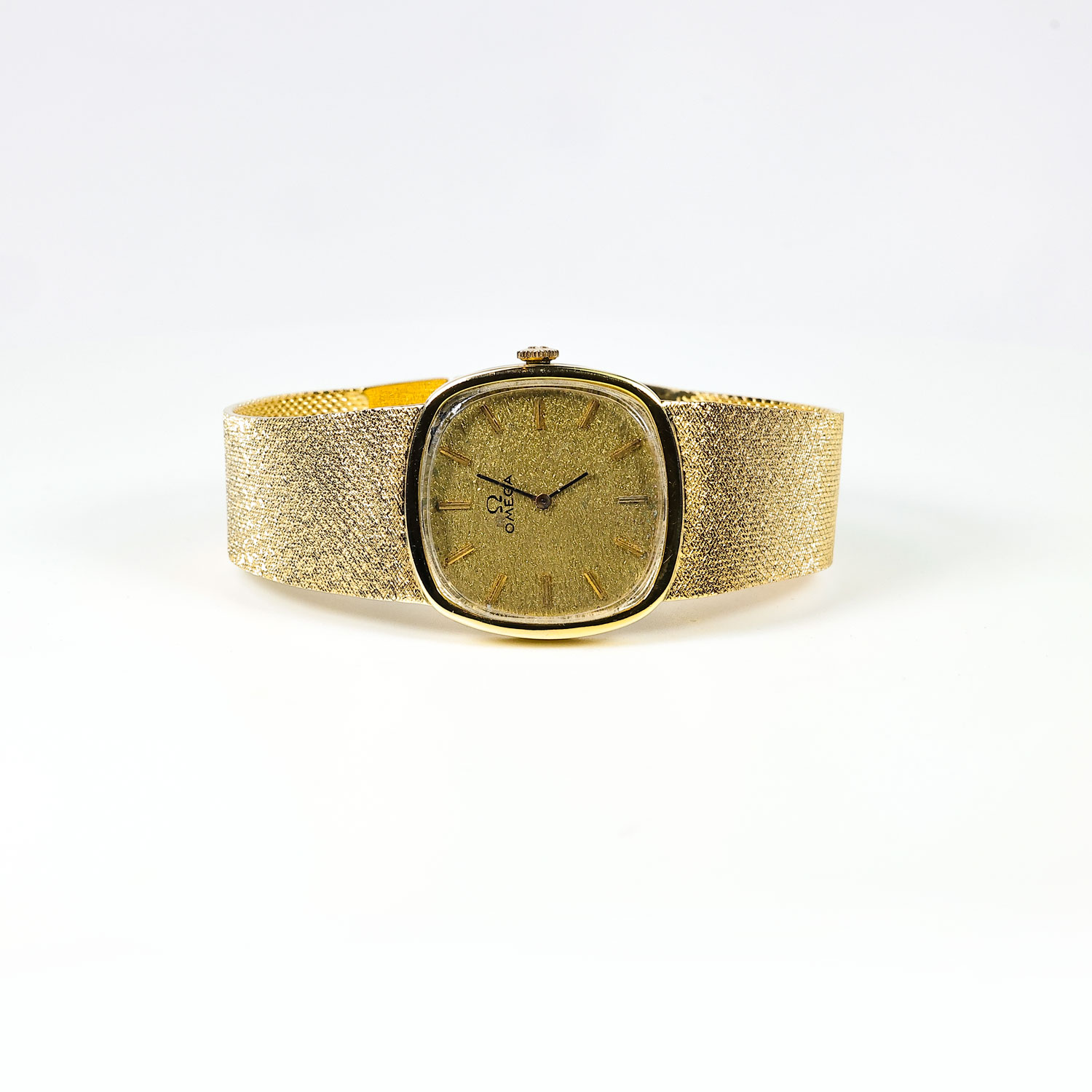 Vintage Omega Wrist Watch 14k Gold