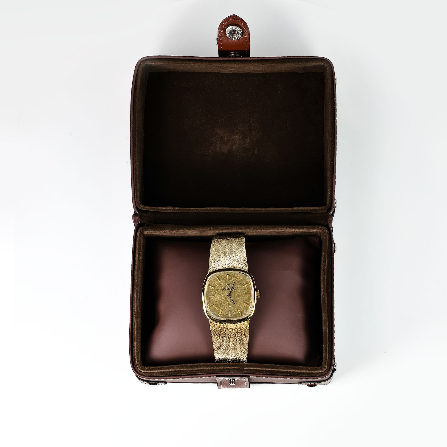 Vintage Omega Wrist Watch 14k Gold