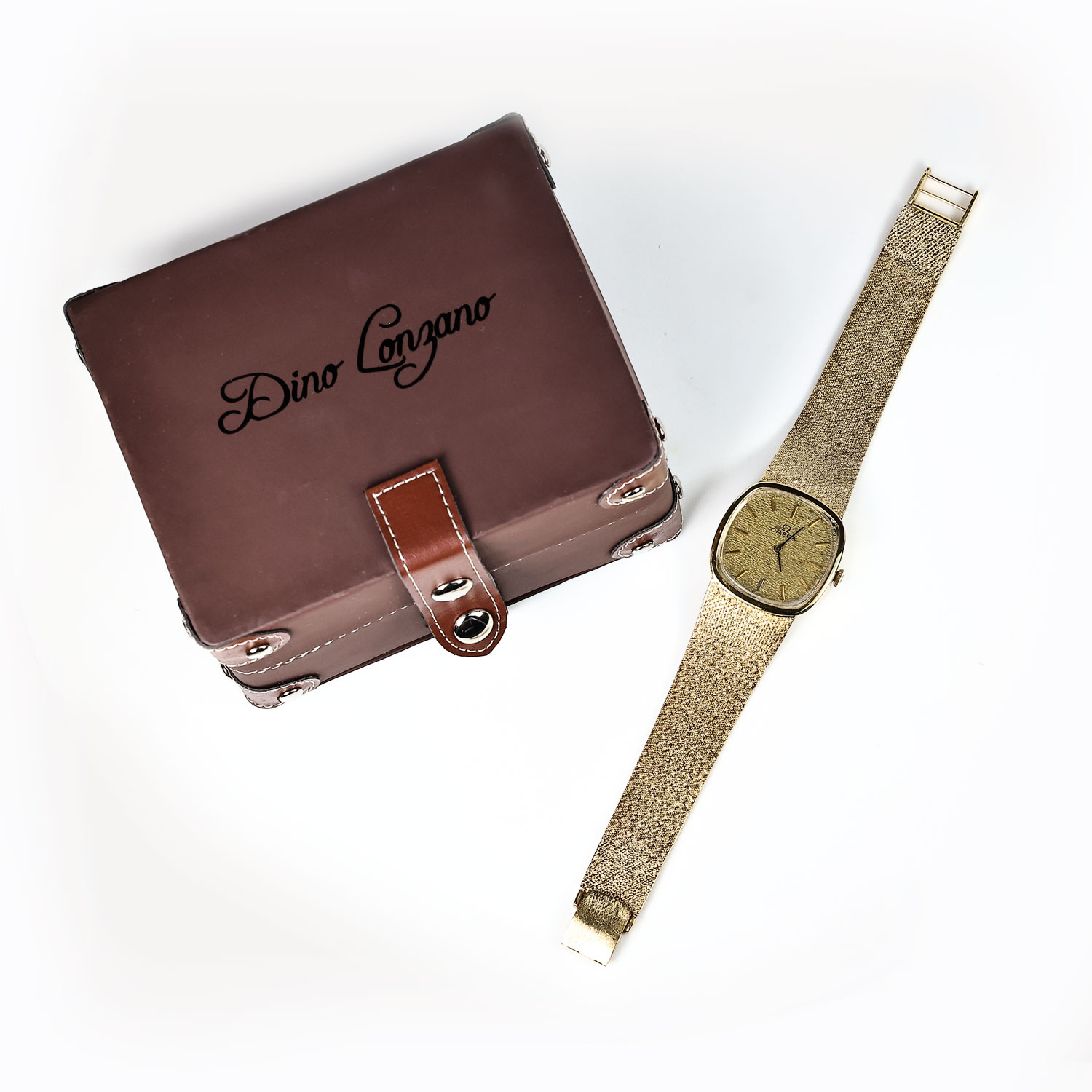 Vintage Omega Wrist Watch 14k Gold