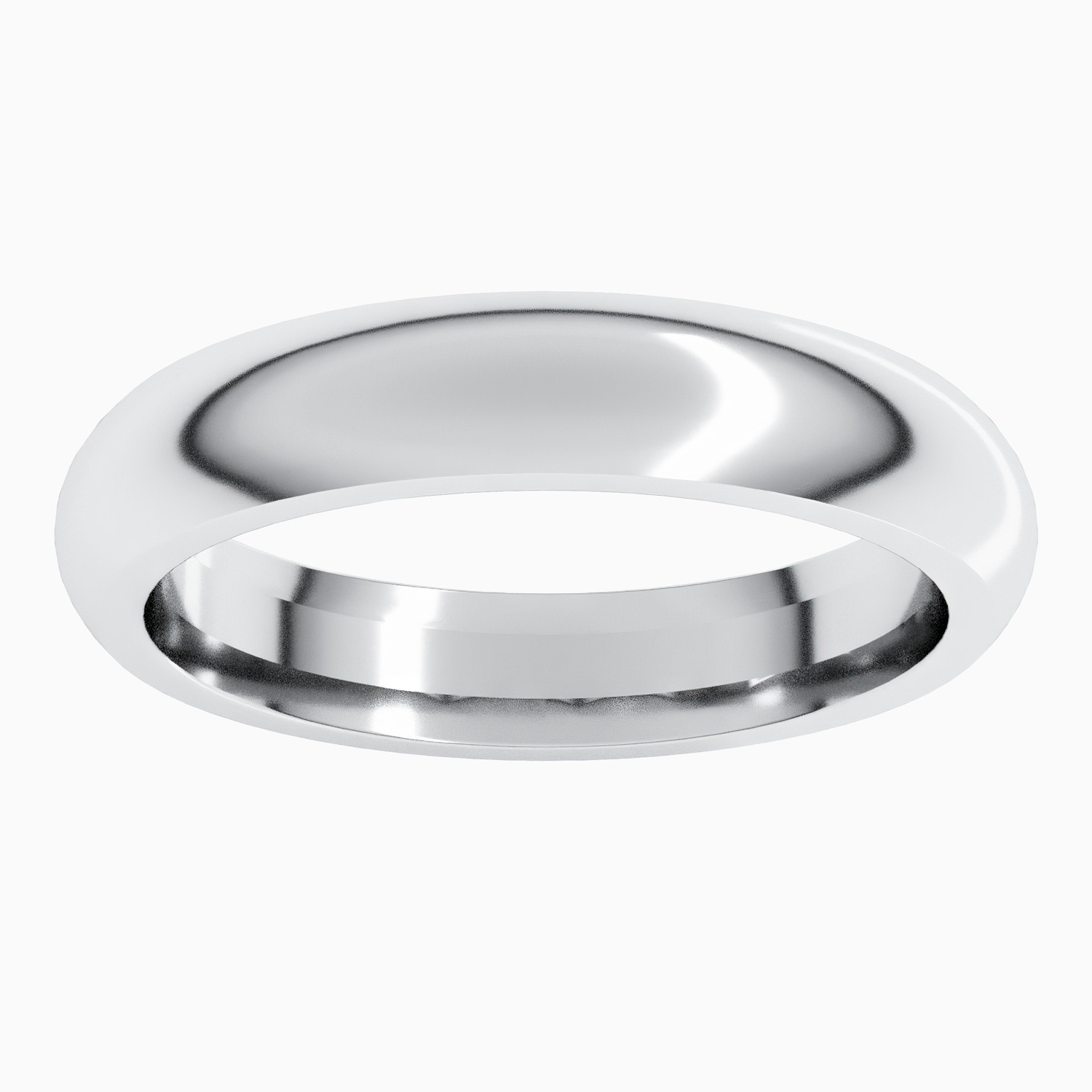 4mm Classic Comfort-Fit Wedding Band, 14k or 18k Gold