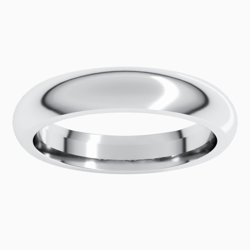 4mm Classic Comfort-Fit Wedding Band, 14k or 18k Gold