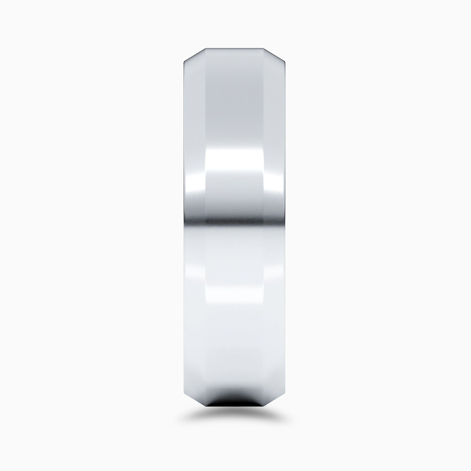 Beveled Edge 6mm Men's Comfort-Fit Wedding Band