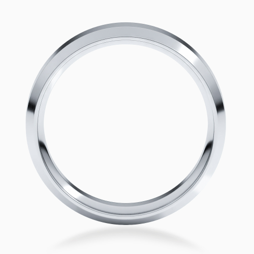 Beveled Edge 6mm Men's Comfort-Fit Wedding Band