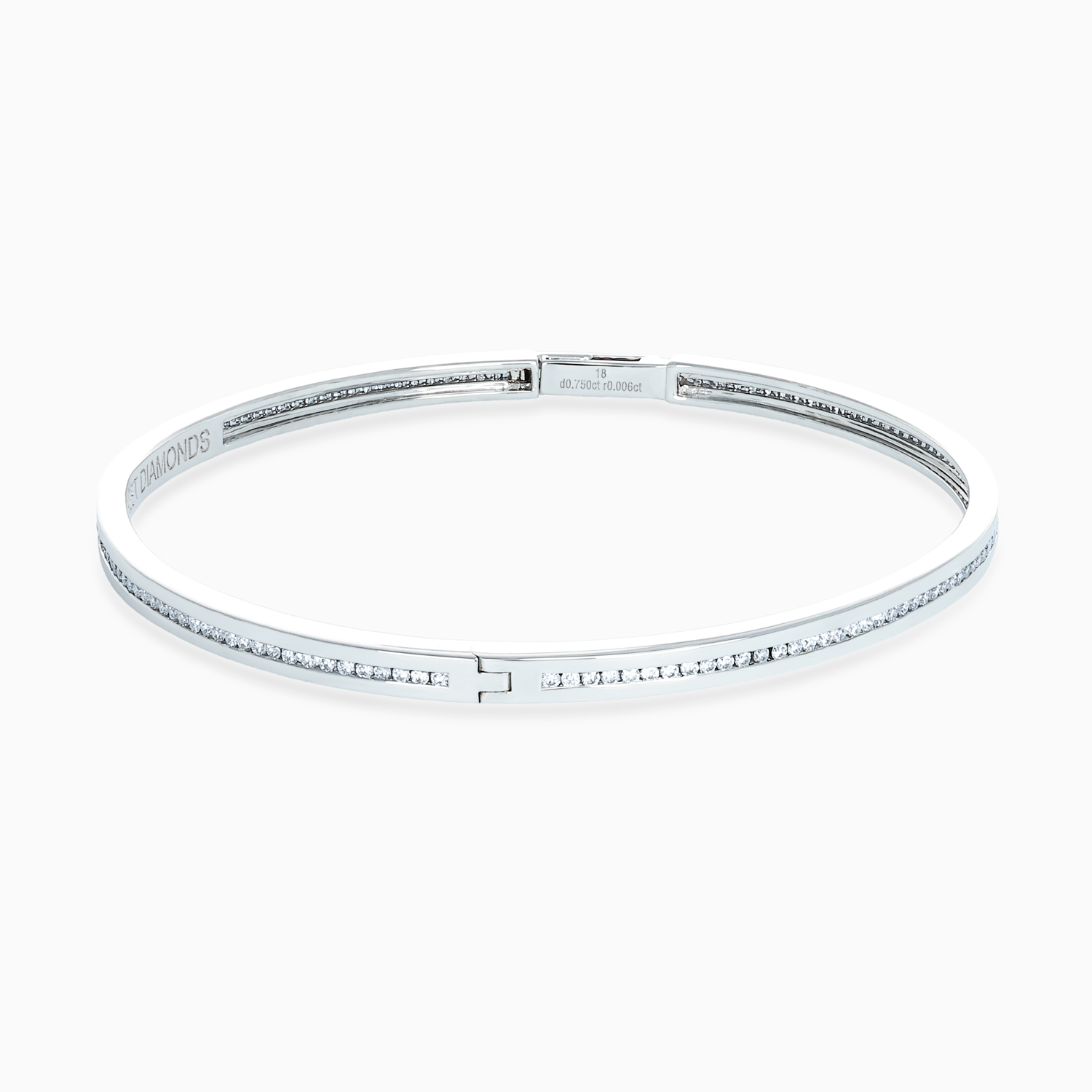 Diamond Friendship Bracelet, Lab-Grown Round Brilliant cut