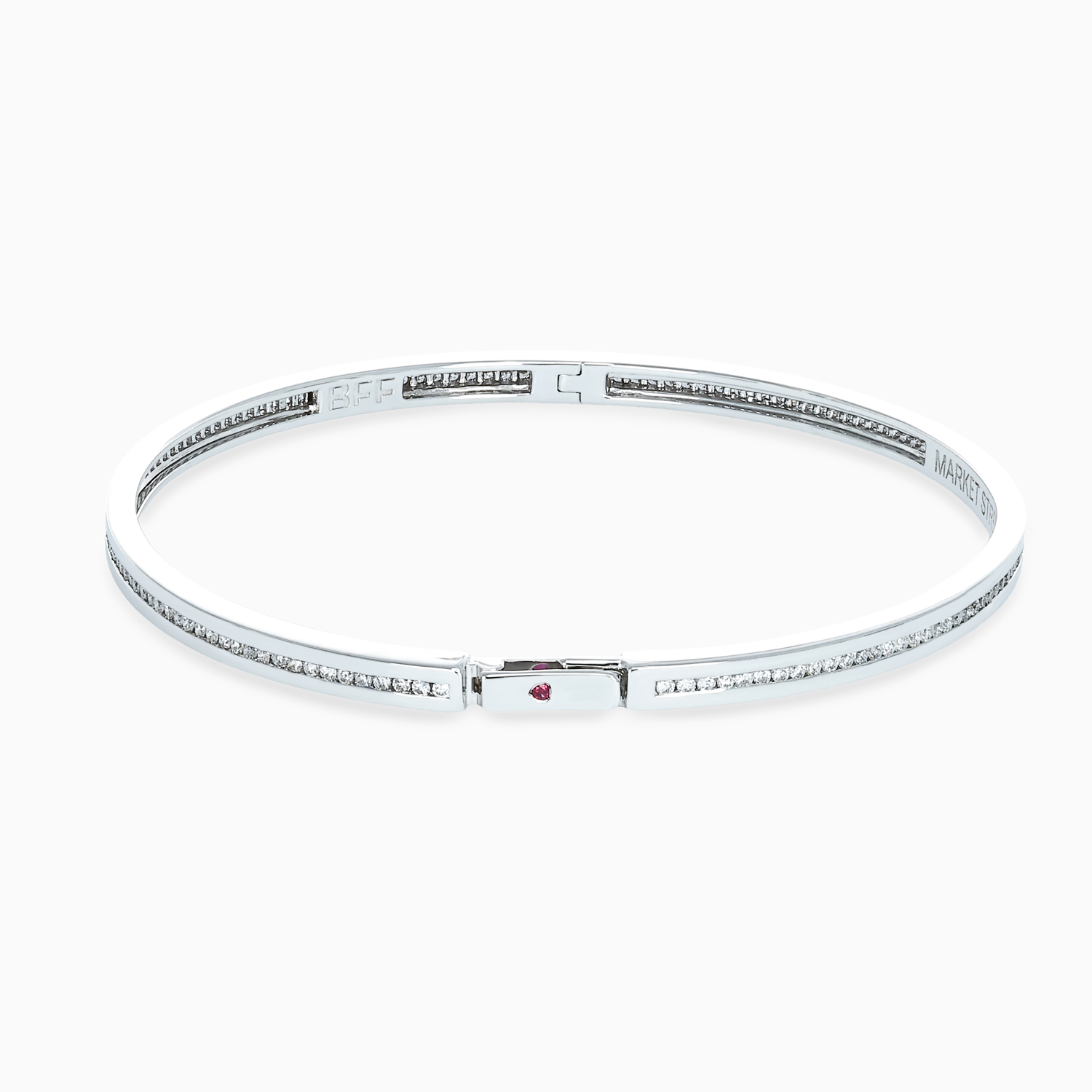 Diamond Friendship Bracelet, Lab-Grown Round Brilliant cut