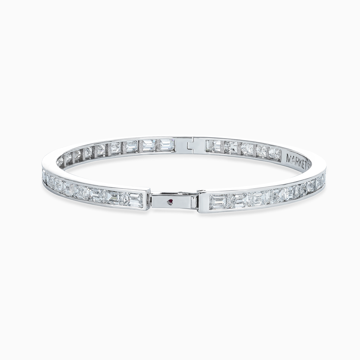Diamond Friendship Bracelet, Lab-Grown Step-Cut