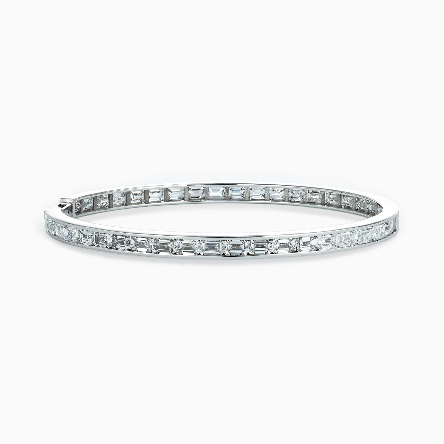 Diamond Friendship Bracelet, Lab-Grown Step-Cut