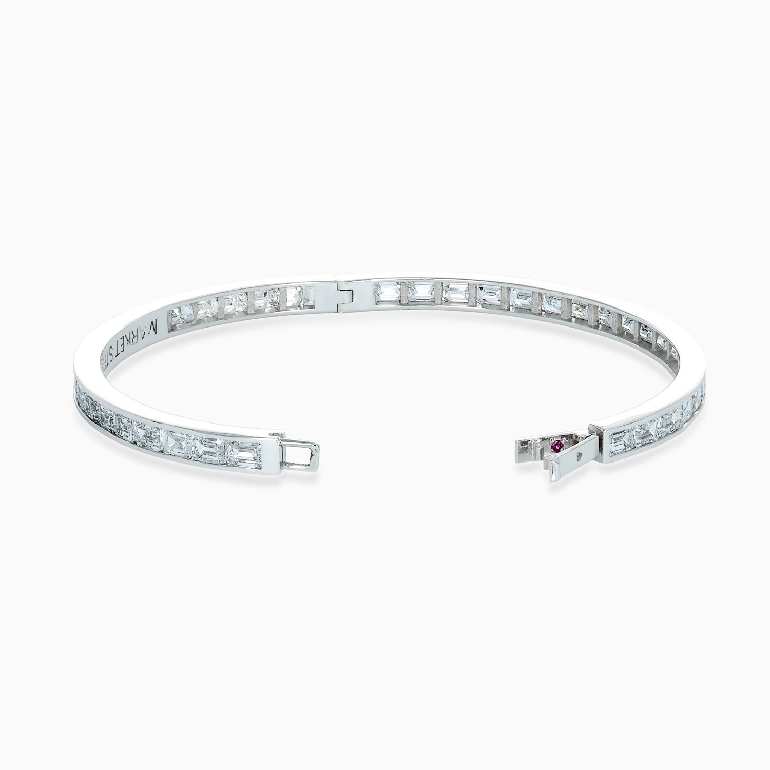 Diamond Friendship Bracelet, Lab-Grown Step-Cut