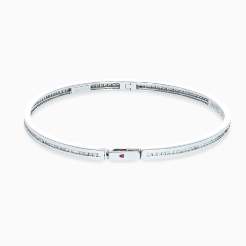 Diamond Friendship Bracelet, Lab-Grown Round Brilliant cut