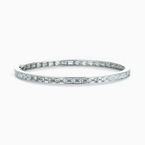 Diamond Friendship Bracelet, Lab-Grown Step-Cut