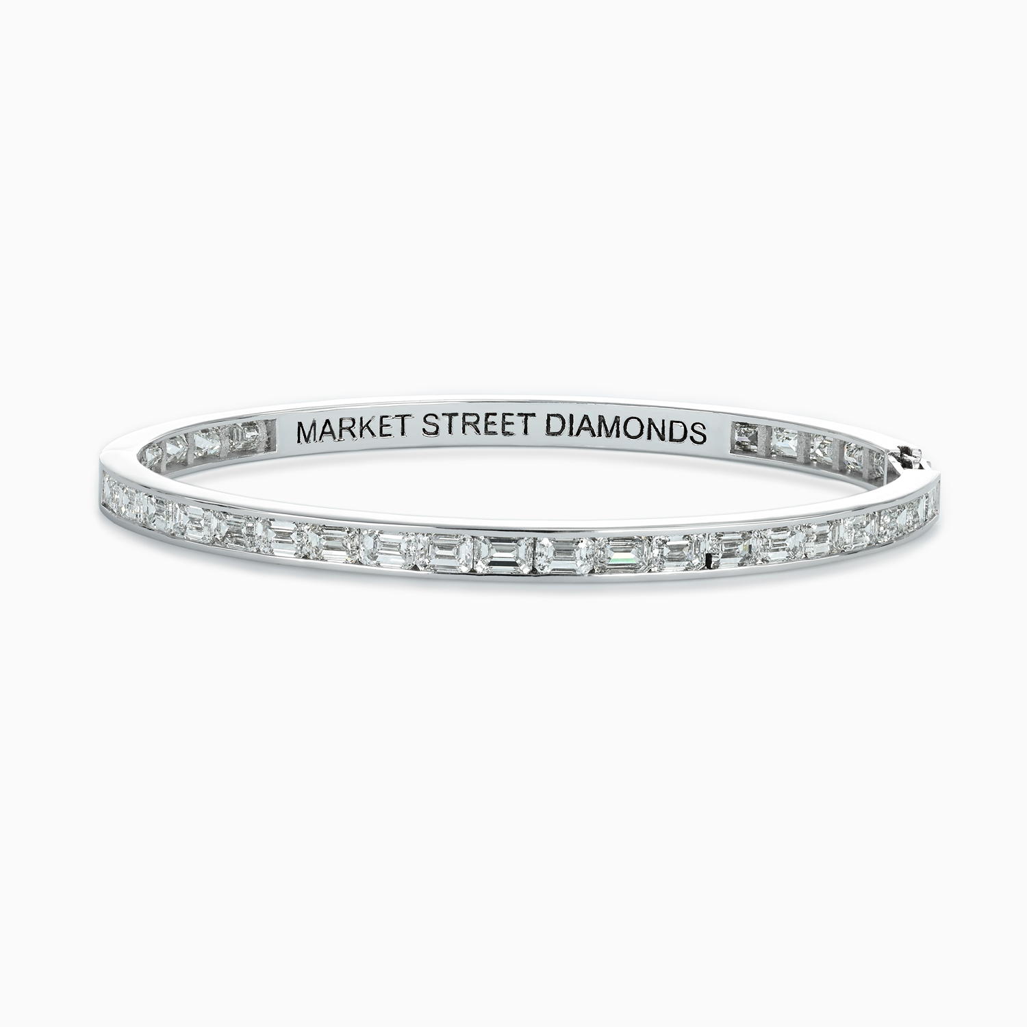 Diamond Friendship Bracelet, Lab-Grown Step-Cut