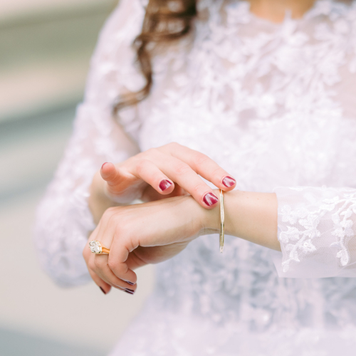 Diamond Friendship Bracelet, Lab-Grown Round Brilliant cut
