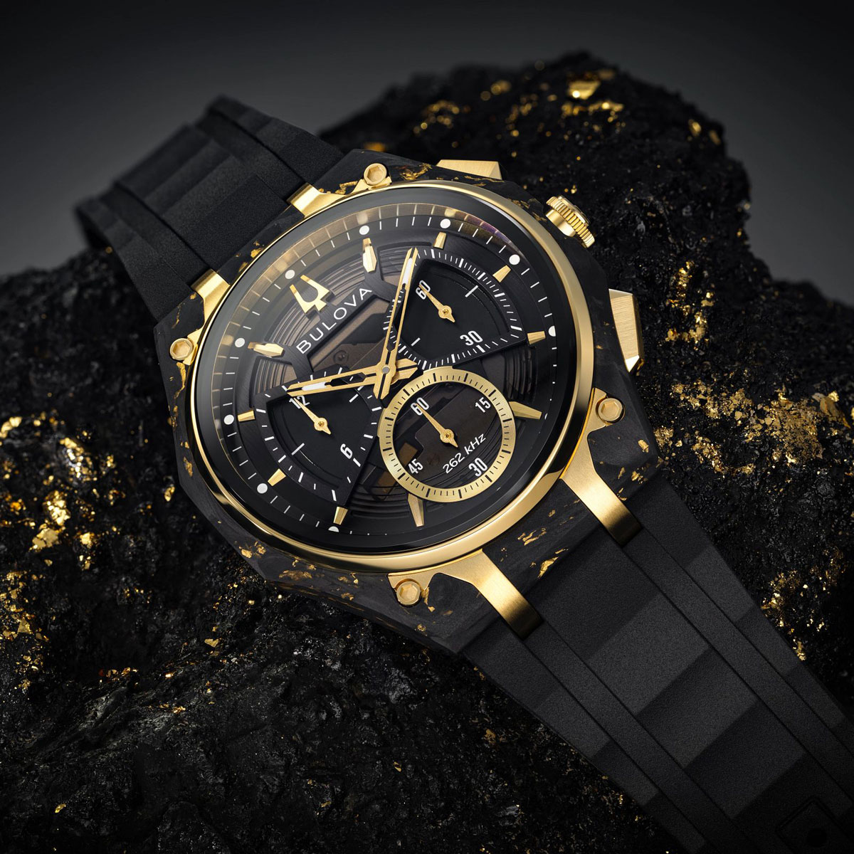 Bulova CURV Forged Carbon Men's Chronograph